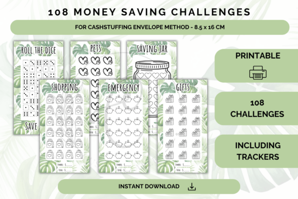 Download Money Saving Challenges A6 Bundle Pdf - Challenges Collection