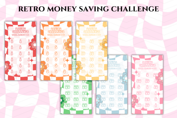 Download Retro Money Saving Challenges Pdf Budget - Challenges Collection