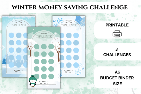 Download Winter Money Saving Challenges Printable - Challenges Collection