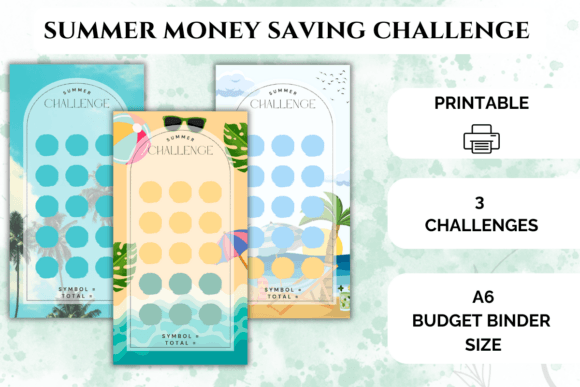 Download Summer Money Saving Challenges Printable - Challenges Collection