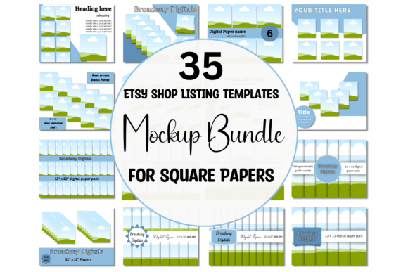Download 35 Mockup Templates for Square Papers - Premium Resources