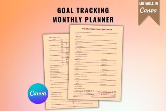 Download Goal Tracking Monthly Planner - Goal tracking Collection