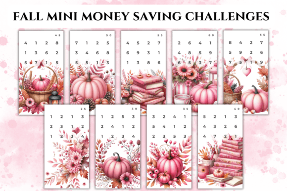 Download Money Saving Challenges Pink Fall Pdf - Challenges Collection