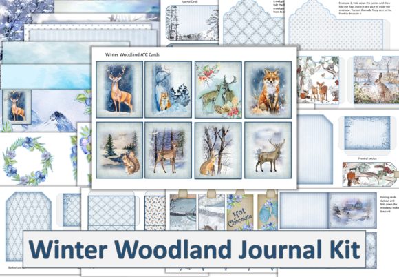 Download Winter Woodland Journal Kit &amp; Ephemera - Woodland journal kit Collection