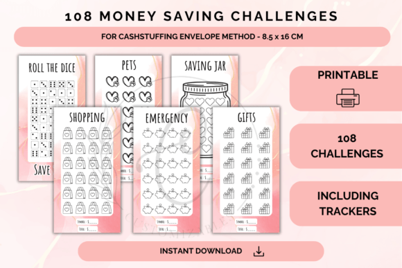 Download 108 Money Saving Challenges Printable - Challenges Collection