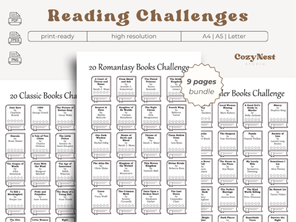 Download Reading Challenges | Romantasy Thriller - Challenges Collection
