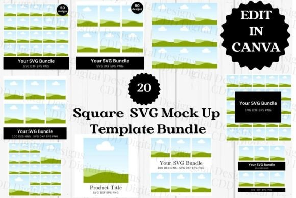 Download 20 Product Mockup Templates for Canva - Premium Resources